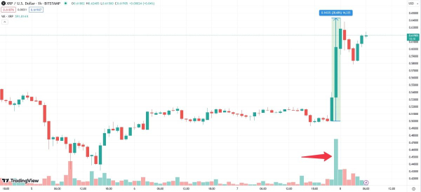 
XRP подорожал на 29% благодаря победе Ripple в суде                